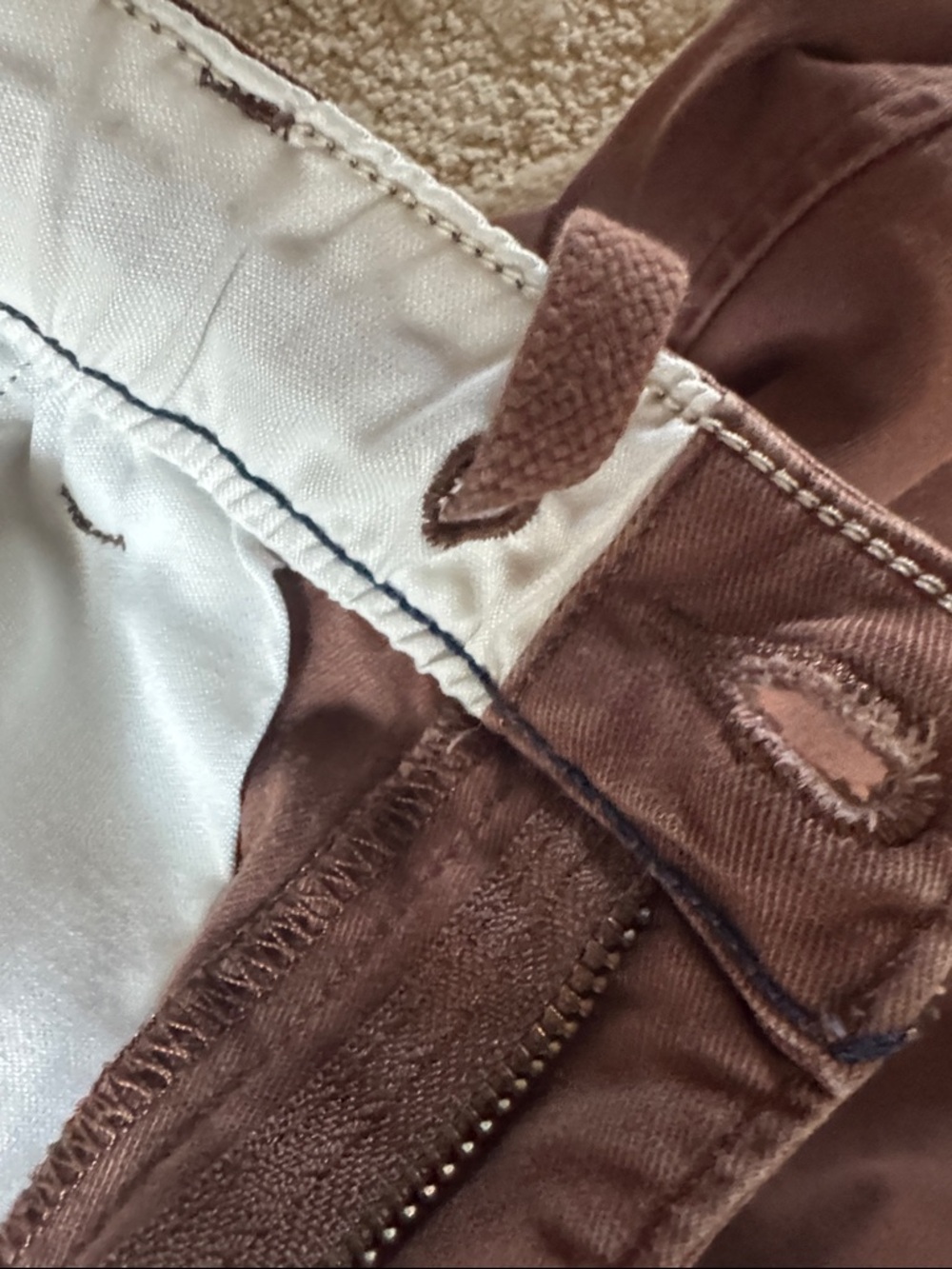Levi’s XX Chino EZ Drawstring Pants - Brown- Men’s Size L - Picture 7 of 13